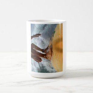 Surfing coffee mug