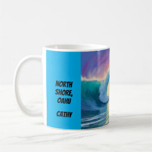 Surfing coffee mug
