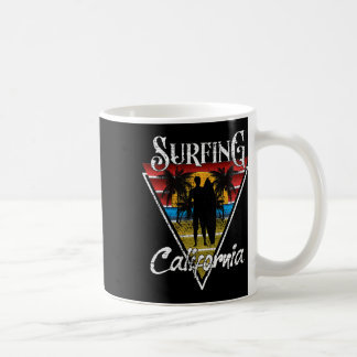 Surfing Dad California Beaches Surf Cali Beach Bum Coffee Mug