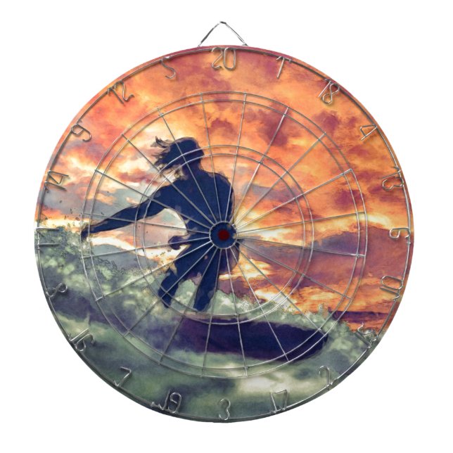 Surfing Dartboard (Front)