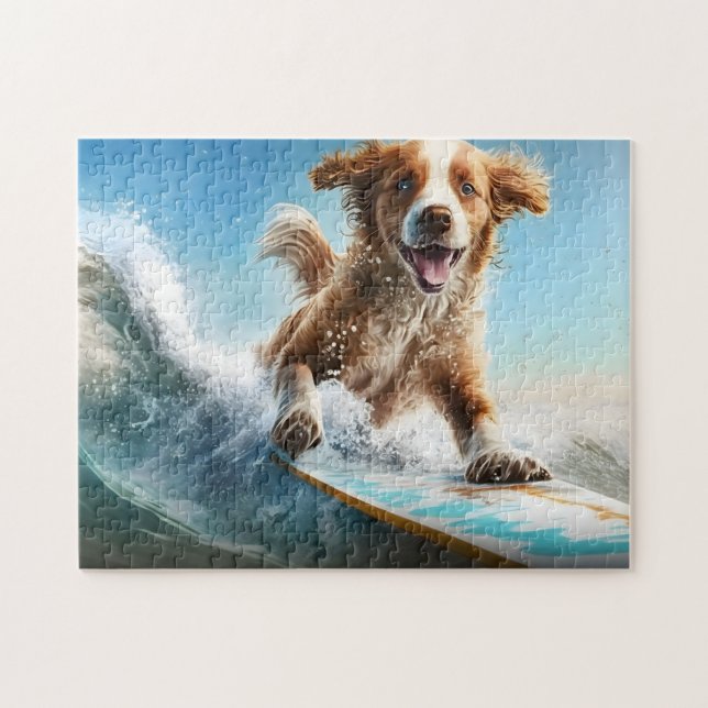 Surfing Dog Jigsaw Puzzle (Horizontal)