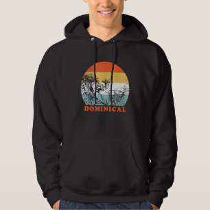 Surfing Dominical Costa Rica Vintage Retro Surfer Hoodie
