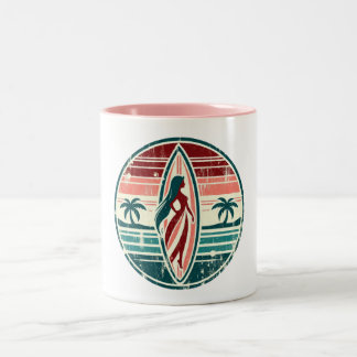 "Surfing Dreams : Hot Girl and Surfboard" Mug
