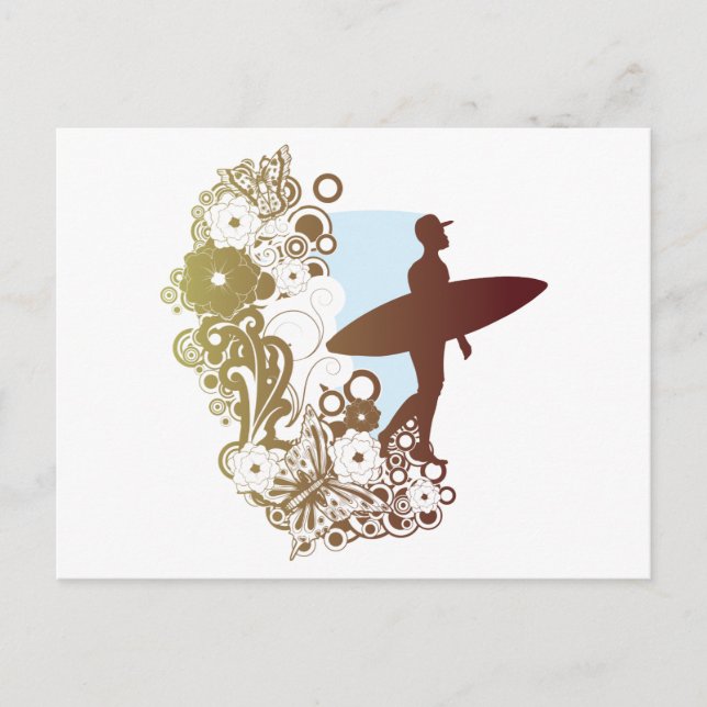 surfing dreams postcard (Front)