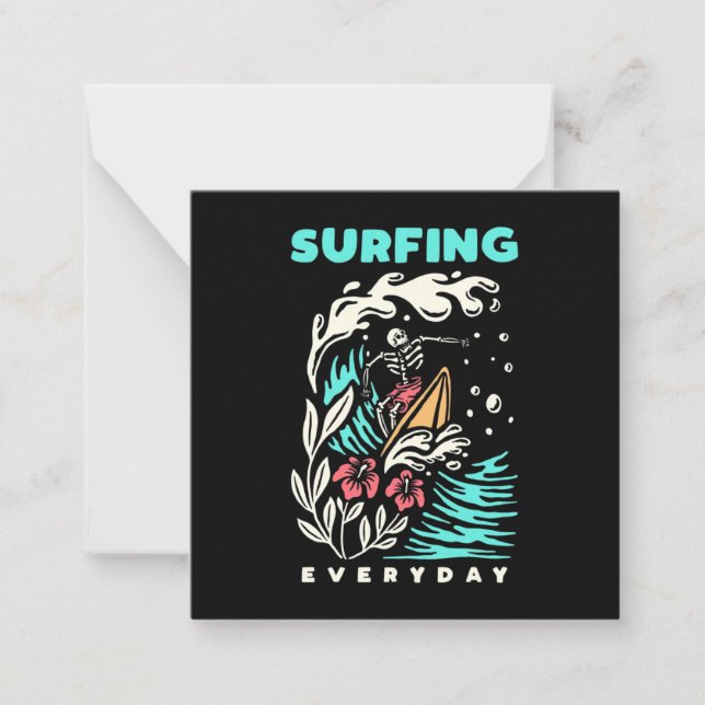 Surfing Everyday Card (Front)
