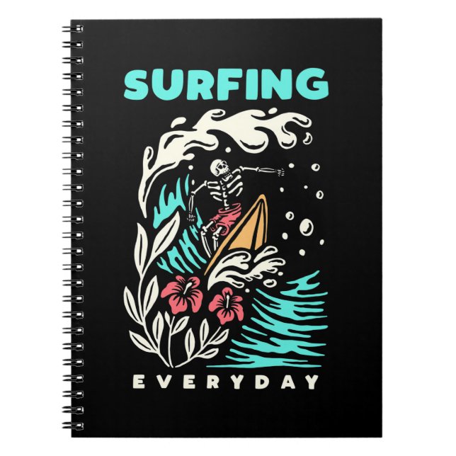 Surfing Everyday Notebook (Front)
