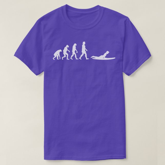 Surfing Evolution T-Shirt (Design Front)
