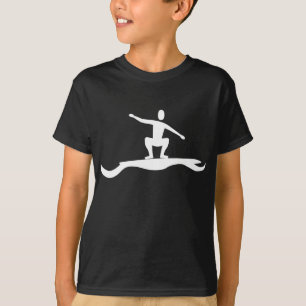 Surfing Figure - White T-Shirt