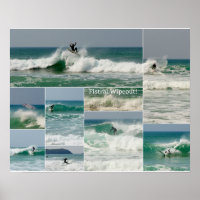 Surfing Fistral Newquay Cornwall Wipeout