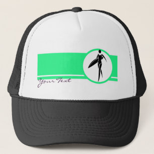 Surfing Girl Trucker Hat