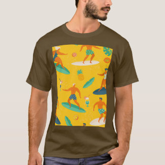 Surfing girls boys surf boards T-Shirt