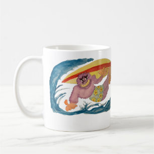 Surfing Gorilla Coffee Mug