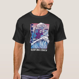 Surfing Grim Reaper Fun Surfer T-Shirt