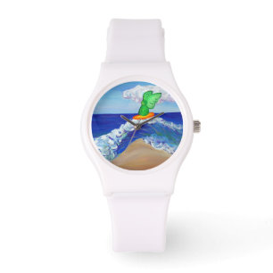 Surfing Guardian Angel Rapheal Custom Watch Design