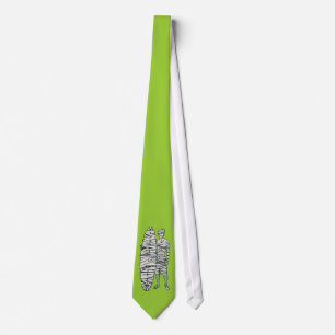 Surfing Halloween Mummy Tie