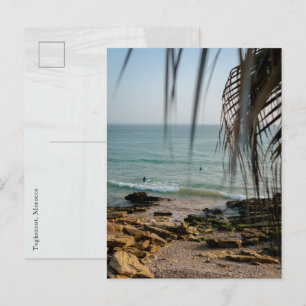 Surfing in Taghazout Morocco Postcard