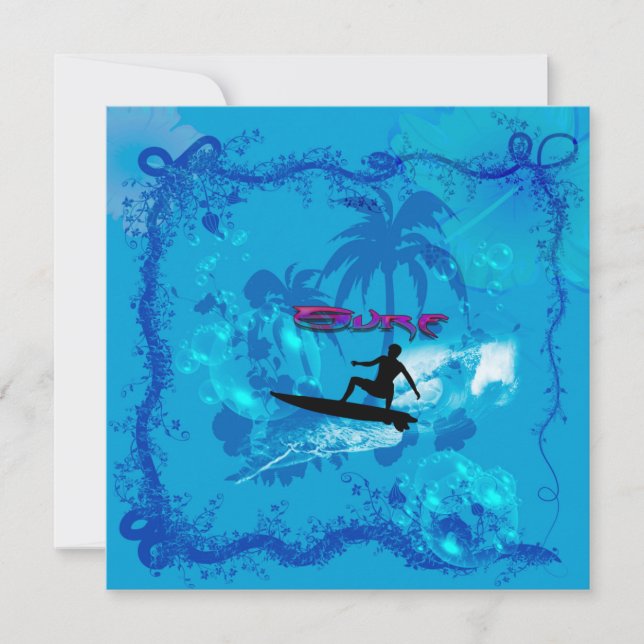Surfing Invitation (Front)