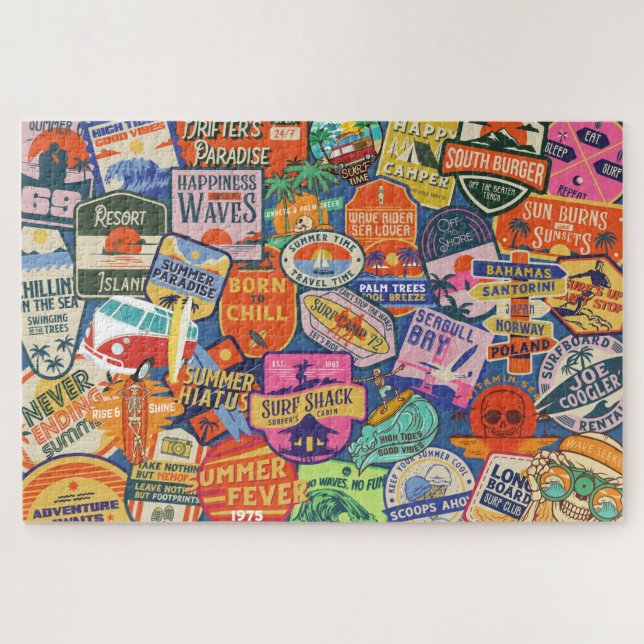 Surfing Jigsaw Puzzle (Horizontal)