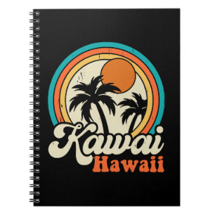 Surfing Kawaii Hawaii Notebook