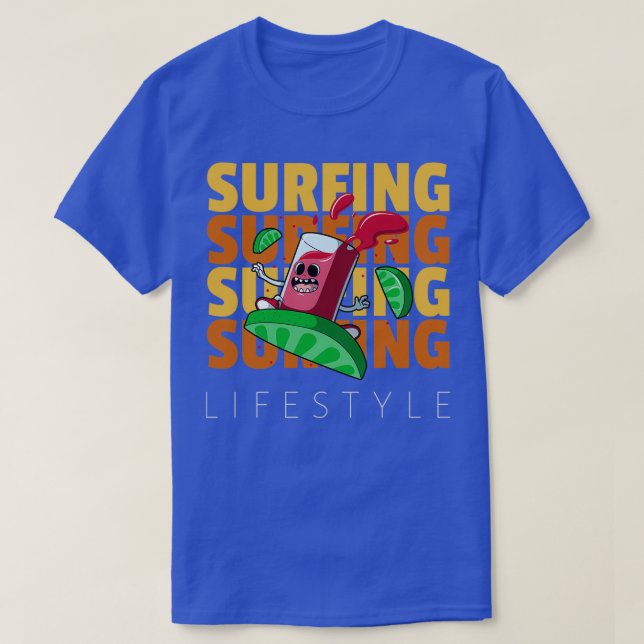 Surfing Lifestyle T-Shirt (Design Front)