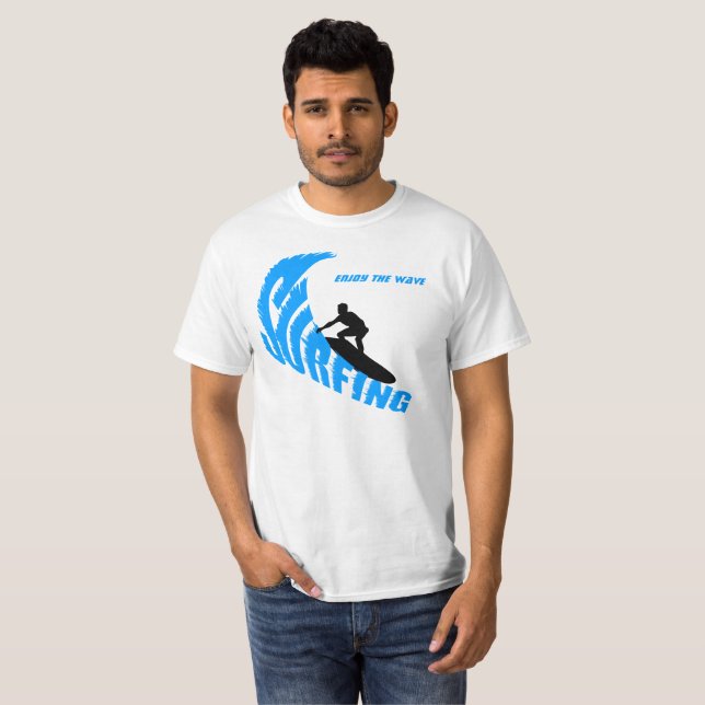 Surfing male custom T-Shirt (Front Full)