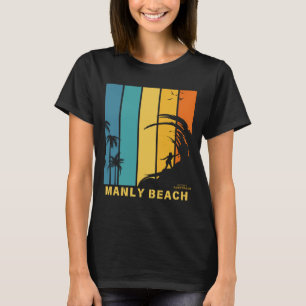 Surfing Manly Beach Sydney Australia T-Shirt