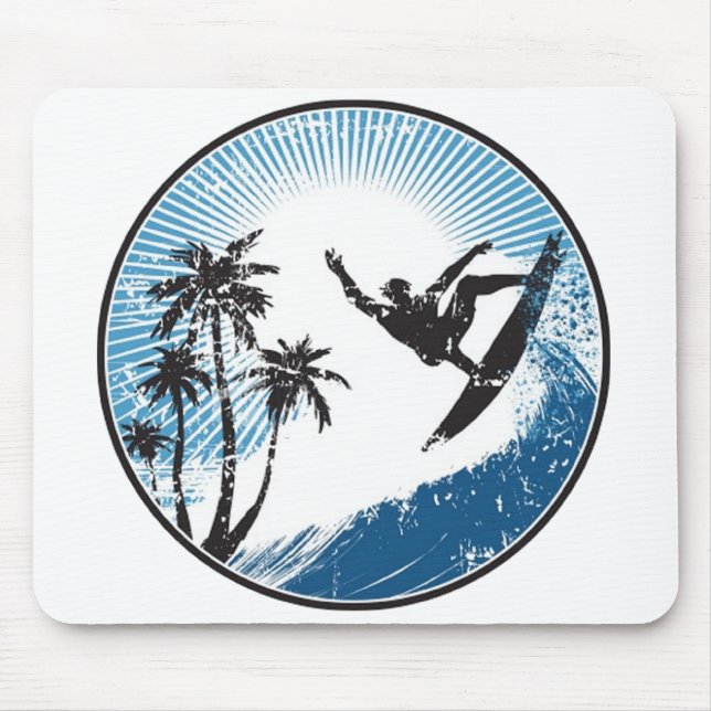 Surfing Mouse Pad (Front)