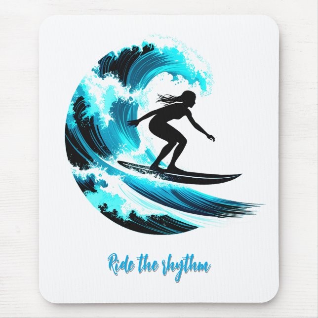 surfing mouse pad (Front)