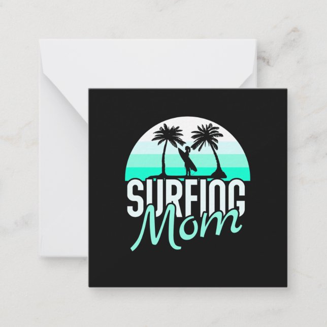 Surfing Mum Card (Front)