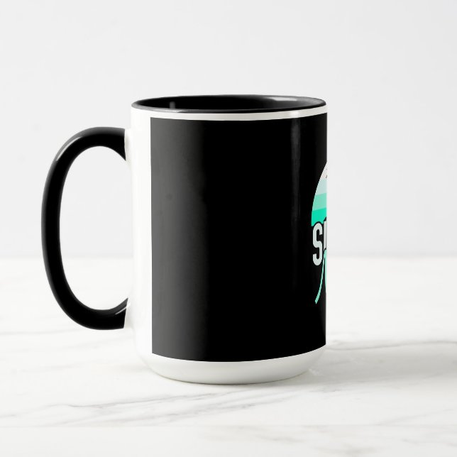 Surfing Mum Mug (Left)