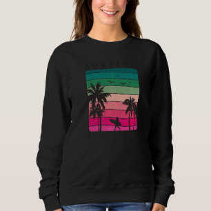 Surfing North Shore Hawaii Hawaiian Island Cute Su Sweatshirt