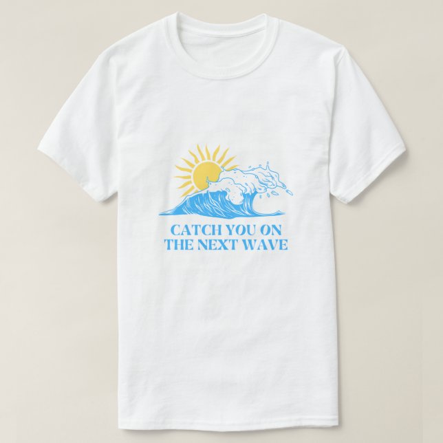 Surfing Ocean Adventure T-Shirt (Design Front)