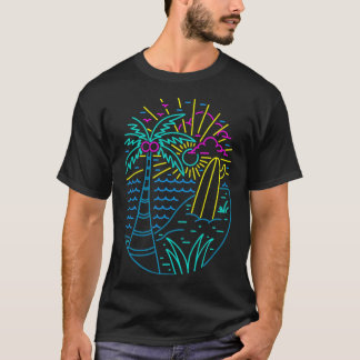 Surfing Ocean Palm T-Shirt