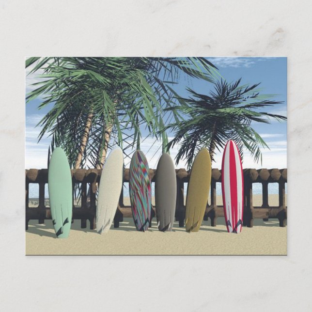 Surfing Postcard (Front)