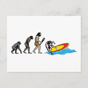 Surfing Postcard