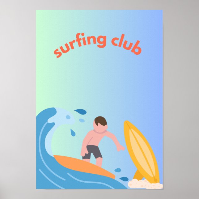 surfing poster (Front)