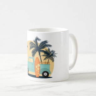 Surfing Retro Coffee Mug