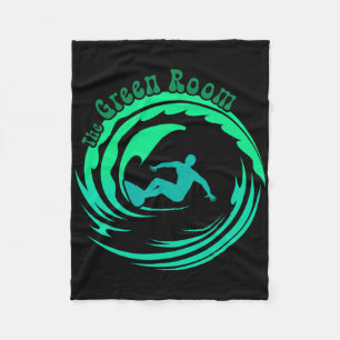 Surfing Rrel Wave Tubing West Coast Socal Norcal S Fleece Blanket