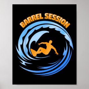 Surfing Rrel Wave Tubing West Coast Socal Norcal S Poster
