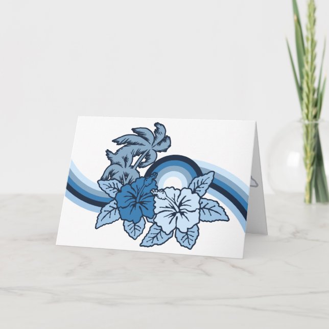 Surfing Safari Greeting Cards (Front)