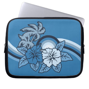 Surfing Safari Hawaiian Neoprene Wetsuit Laptop Sleeve