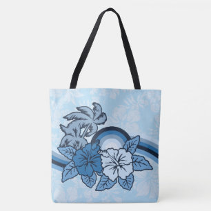 Surfing Safari Vintage Hawaiian Beach Bag