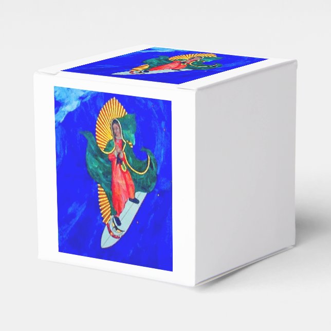 surfing saint blue wave box (Front Side)