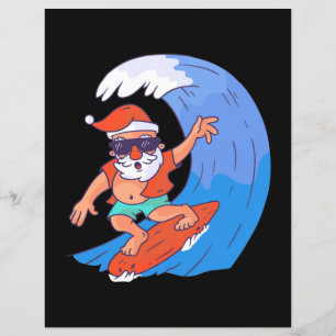 Surfing Santa