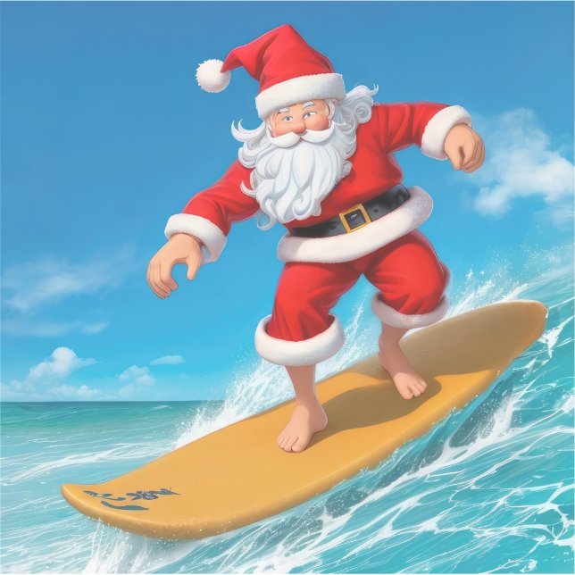 Surfing Santa Claus (Front)