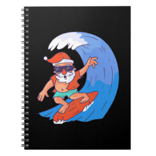 Surfing Santa Notebook