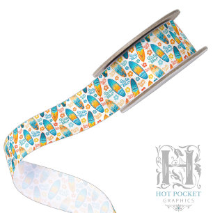 Surfing Satin Ribbon