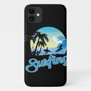 Surfing Sea Beach iPhone 11 Case