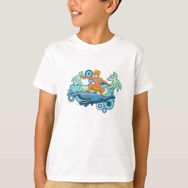 Surfing Shark T-Shirt (Front)