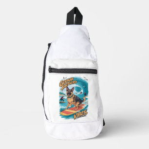Surfing Shepherd: A Tropical Adventure Sling Bag
